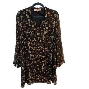 Philosophy Floral Dress with Bell Sleeves